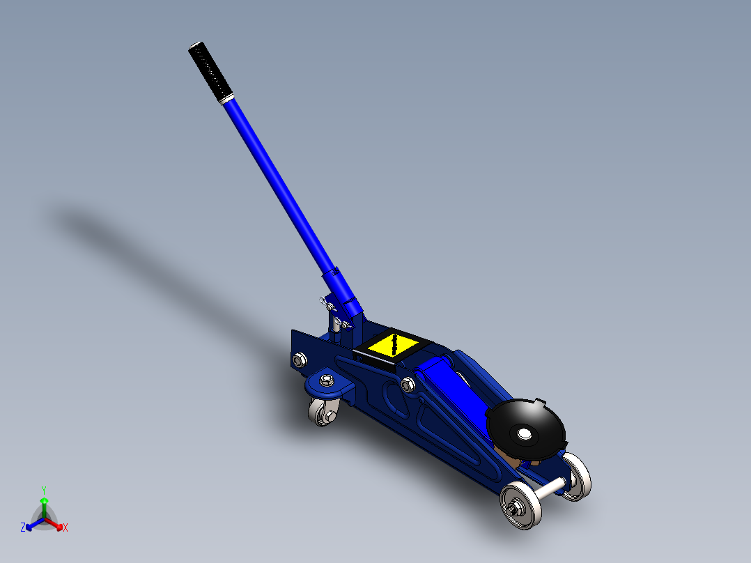 千斤顶(15)正等轴测图