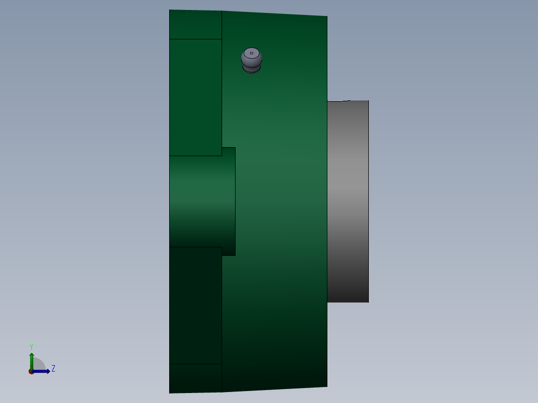 GB／T7810-1995带菱形座轴承UCFLU210左视图