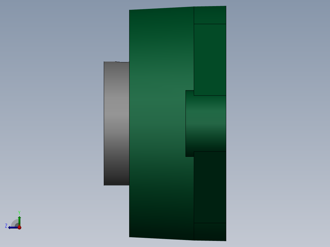 GB／T7810-1995带菱形座轴承UCFLU210右视图