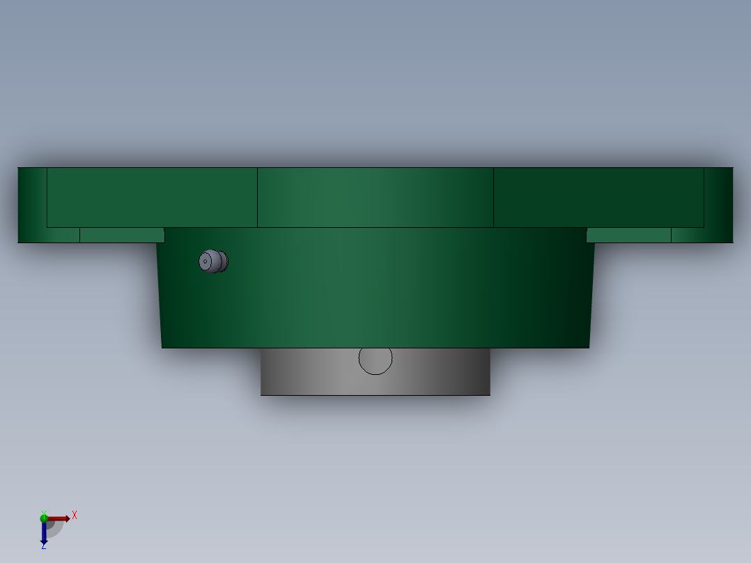 GB／T7810-1995带菱形座轴承UCFLU210俯视图