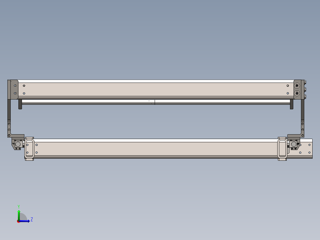 A2004590-数控铣床左视图