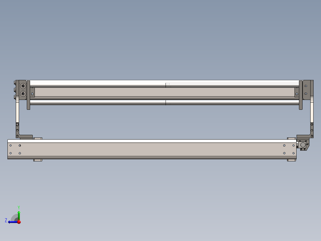 A2004590-数控铣床右视图