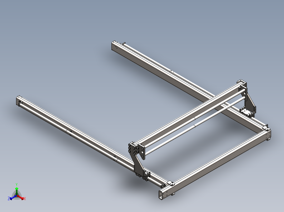 A2004590-数控铣床正等轴测图