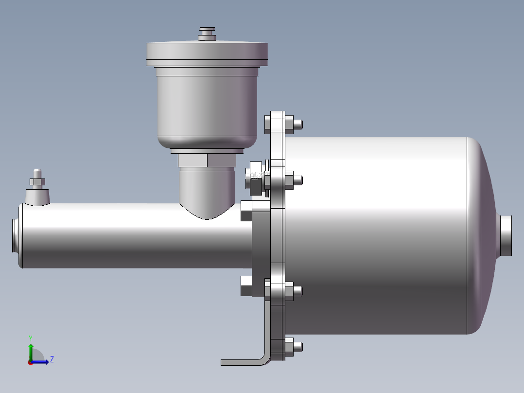 空气加力泵-1407  1471767左视图