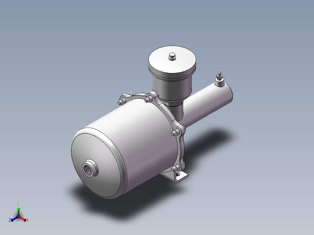 空气加力泵-1407  1471767正等轴测图