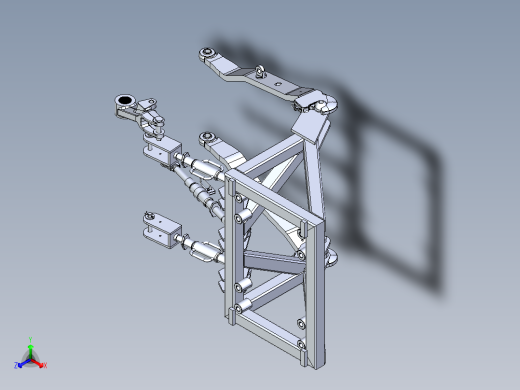 牵引悬挂架总装