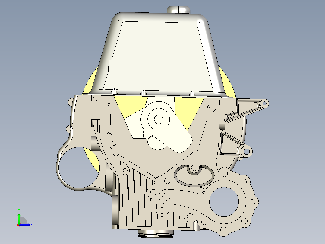 直列 4 发动机左视图