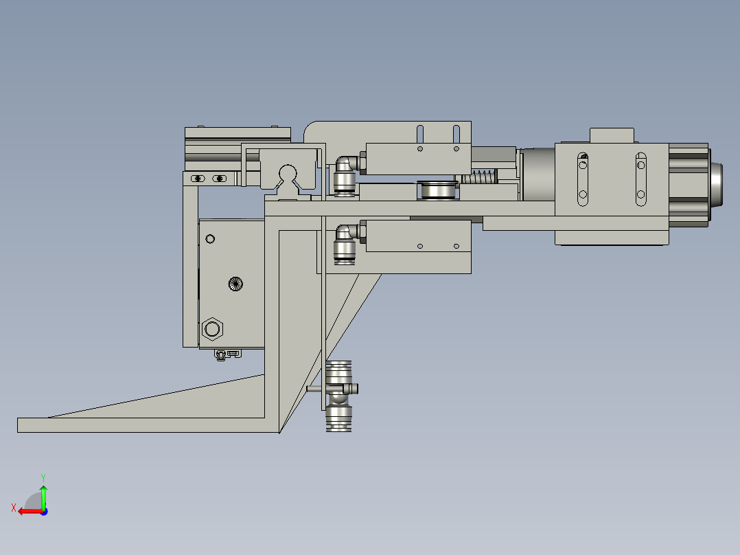 0100认面吹气组件后视图