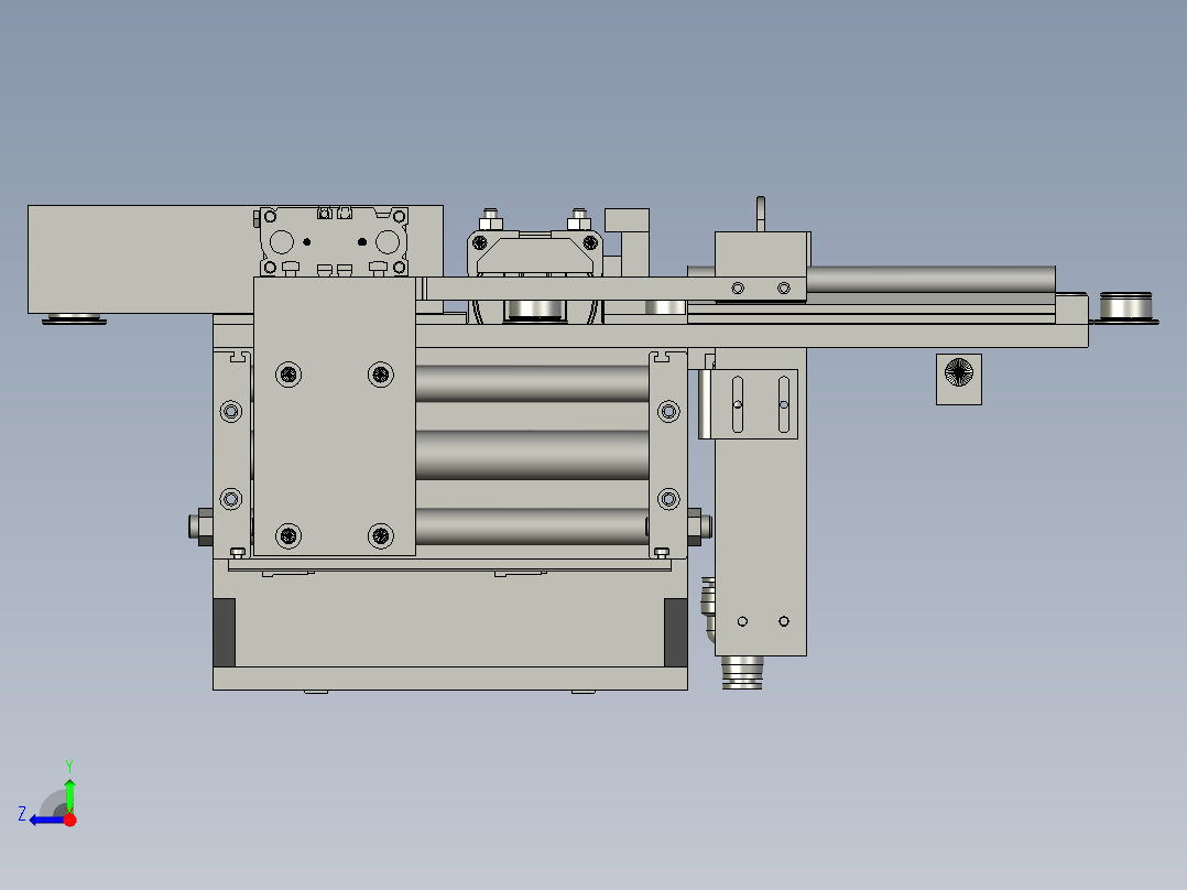0100认面吹气组件右视图