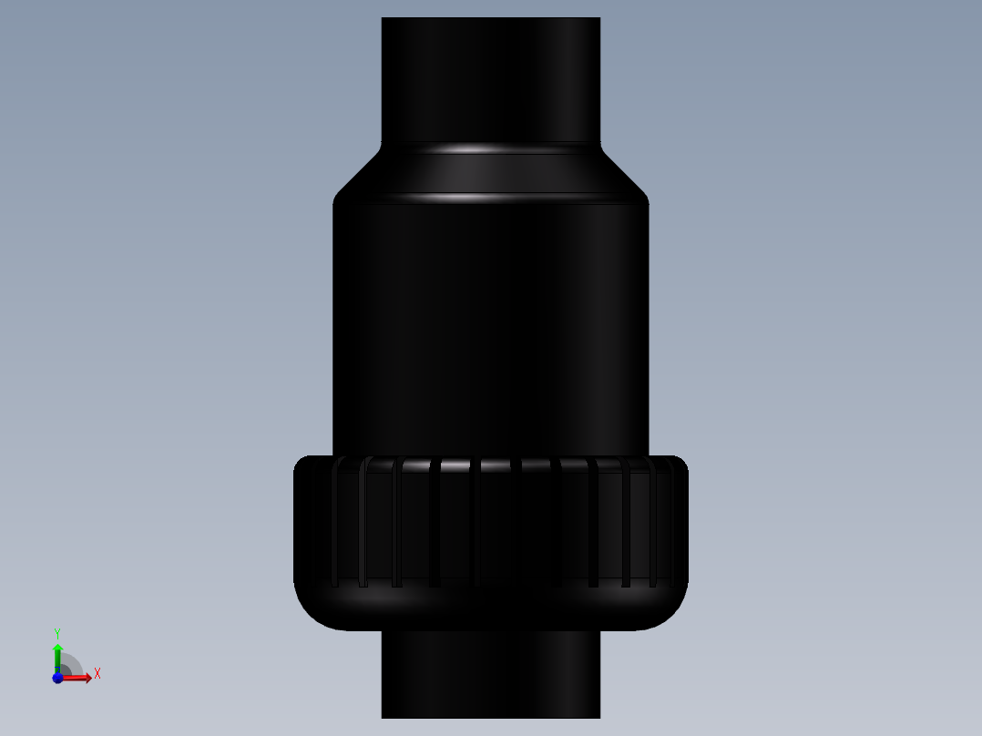 单由令止回阀(Clack Valve)前视图
