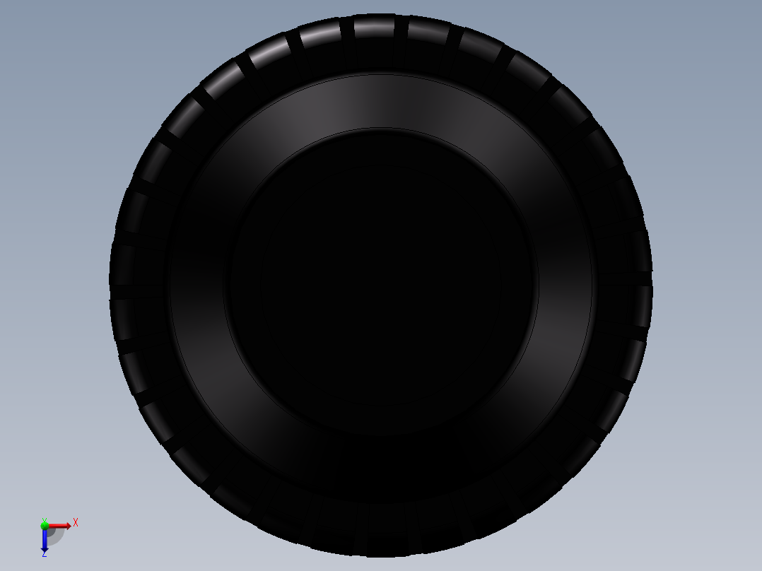 单由令止回阀(Clack Valve)俯视图