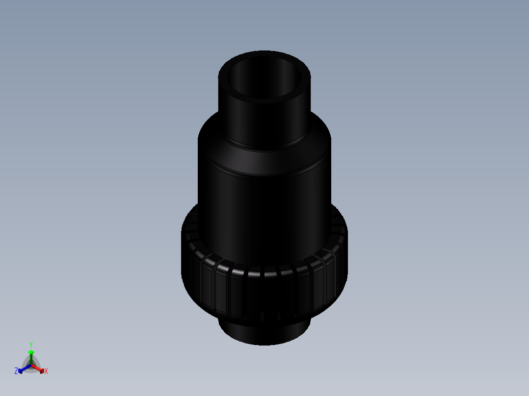 单由令止回阀(Clack Valve)正等轴测图
