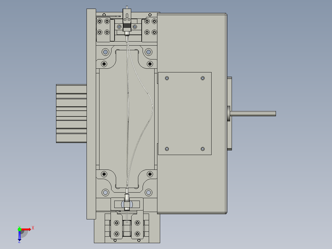 C01-00-通光检查装配体俯视图
