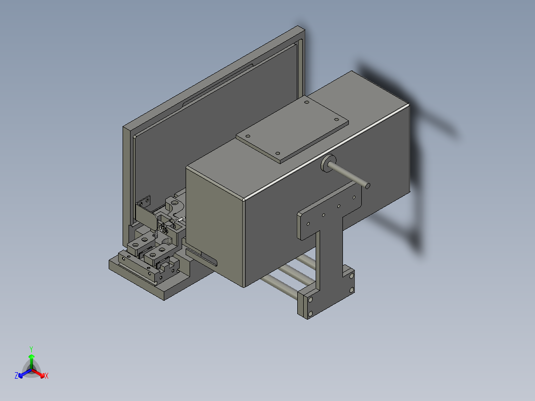C01-00-通光检查装配体正等轴测图