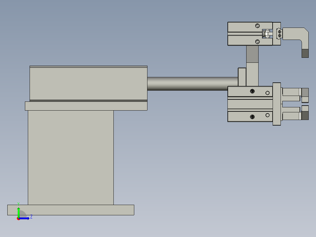 转移气缸组件左视图