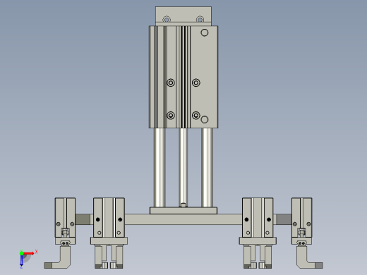 转移气缸组件俯视缩略图
