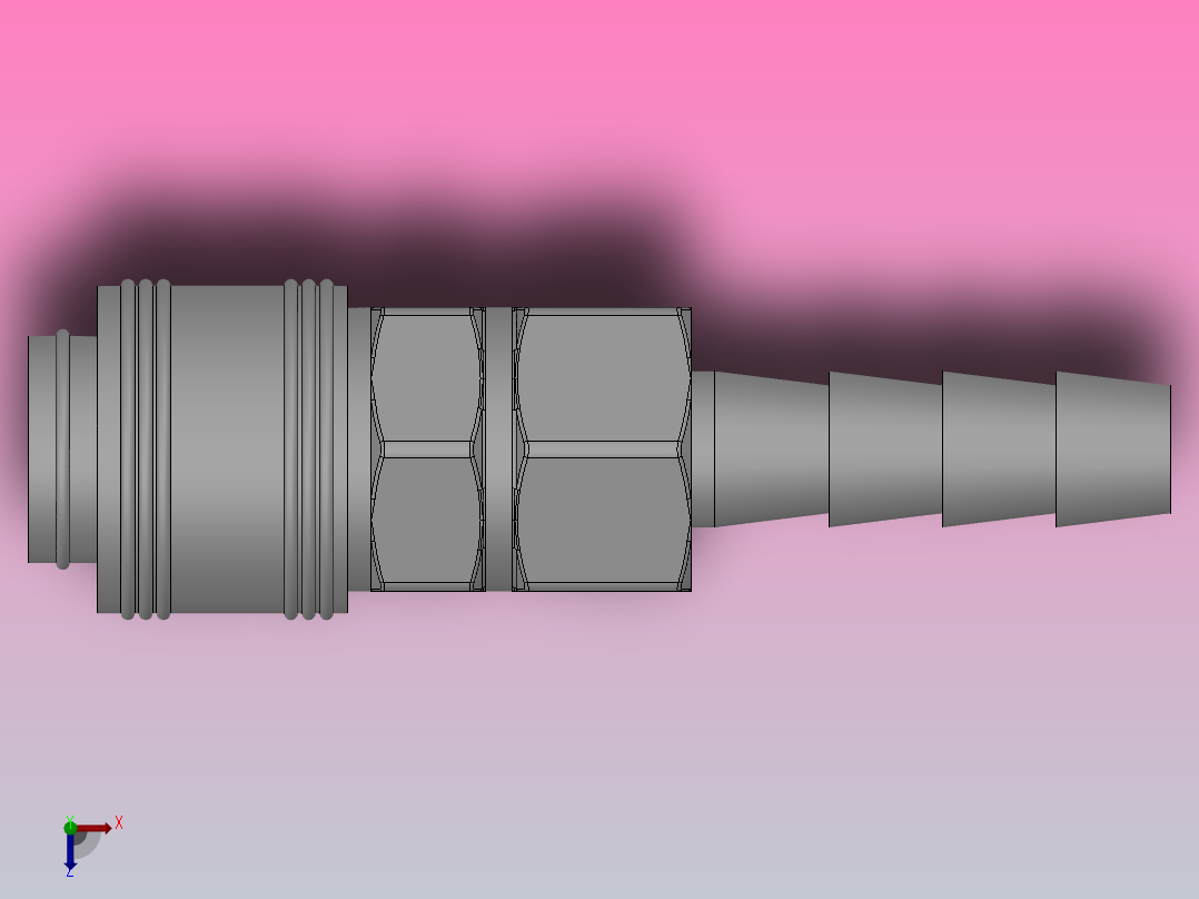 SH快换接头_SH304俯视图
