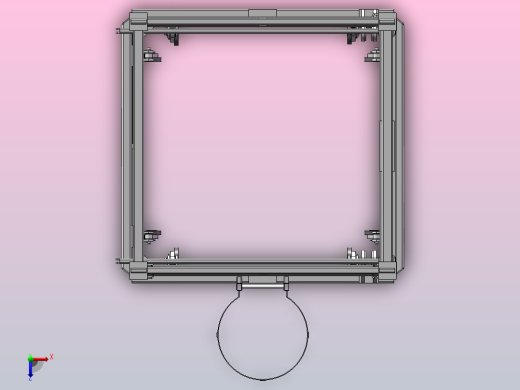 塔式起重机爬升架俯视缩略图