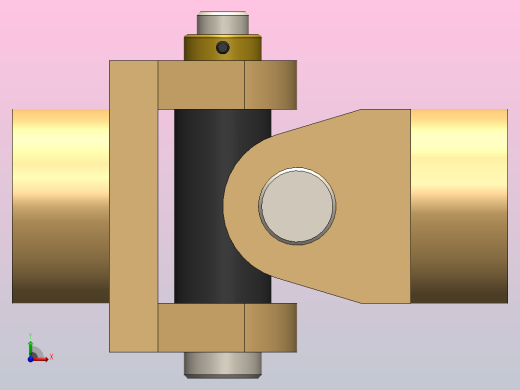 万向接头(也称为万向联轴器或U形接头)是连接刚性轴的接头或联轴器前视缩略图
