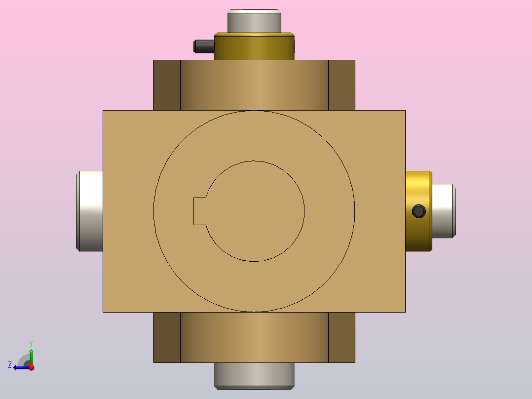万向接头(也称为万向联轴器或U形接头)是连接刚性轴的接头或联轴器右视图