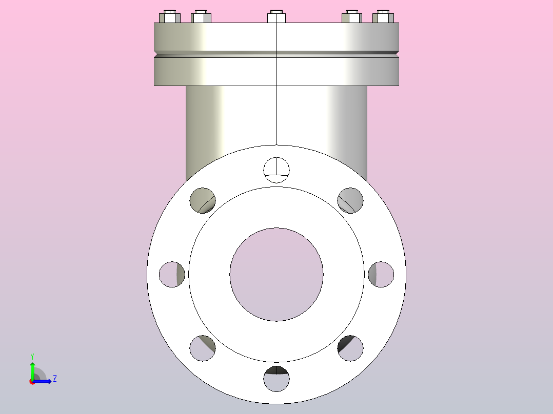 H44H旋启式止回阀[65]左视图