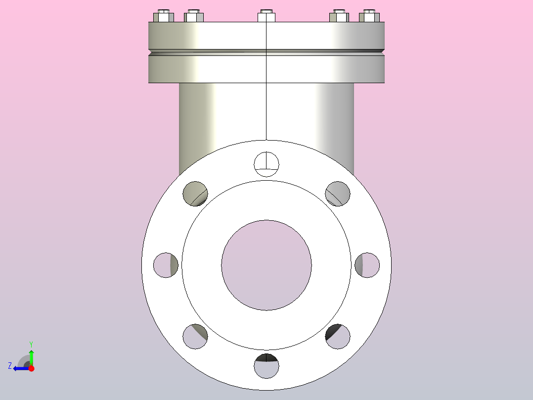 H44H旋启式止回阀[65]右视图