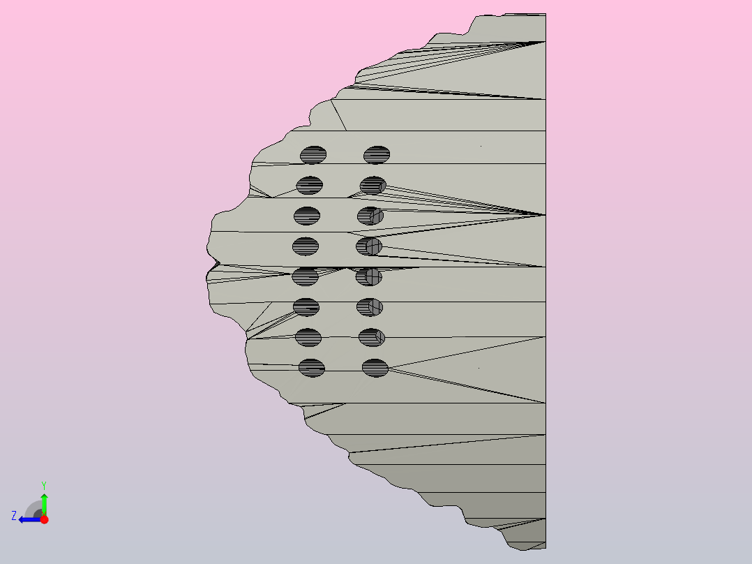 “星球大战脸”(SARS)面具右视图