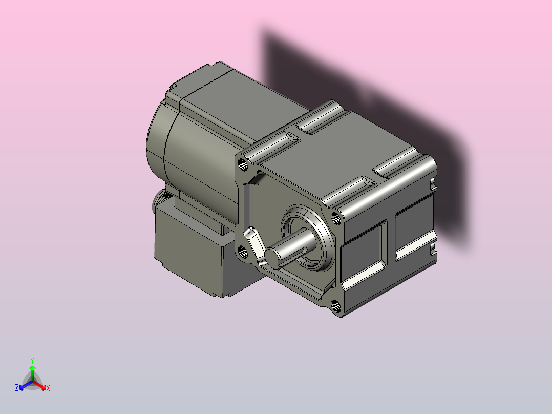 交流减速机ZDF2-18A10T-40-CT主视图