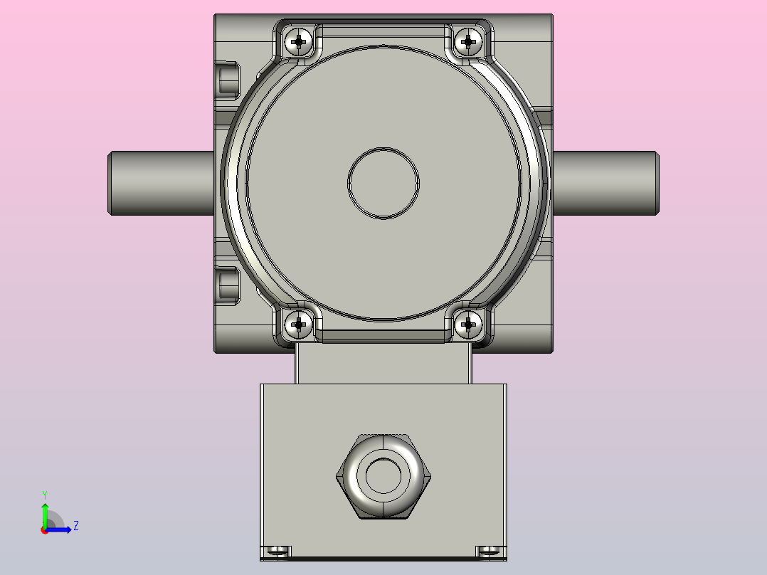 交流减速机ZDF2-18A10T-40-CT左视图