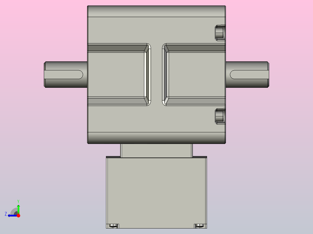 交流减速机ZDF2-18A10T-40-CT右视图