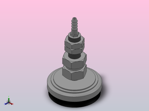 PUTKB 20~35摇摆型真空吸盘[PUTKB-35-S]