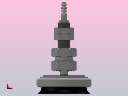 PUTKB 20~35摇摆型真空吸盘[PUTKB-35-S]前视缩略图