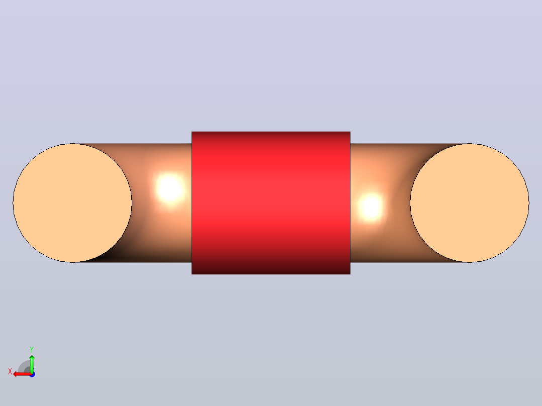 插头连接器Wirebridge_2.0xD0.6mm后视图