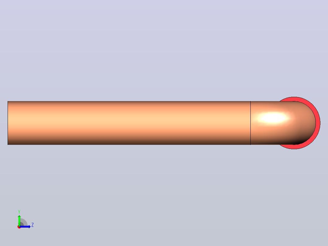 插头连接器Wirebridge_2.0xD0.6mm左视图