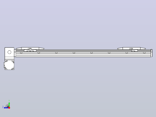 皮带直线轴双滑块型TPA-GCBS-150-P80-L300-LP-M75-N3右视缩略图