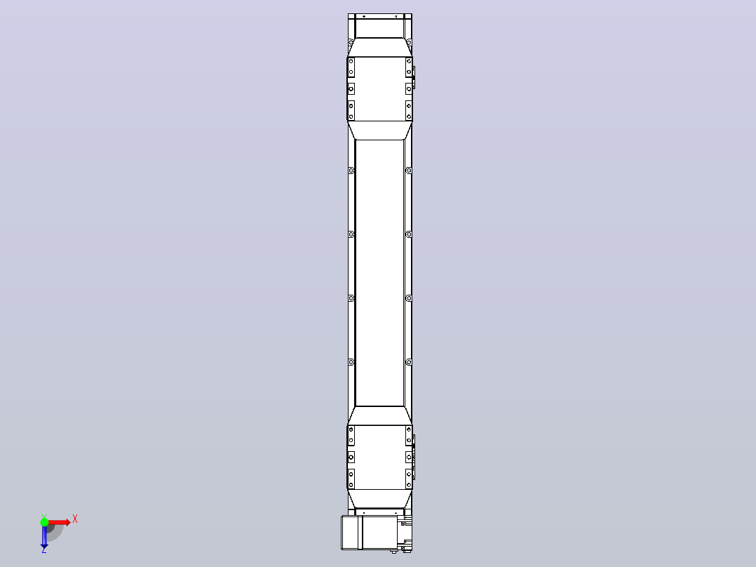 皮带直线轴双滑块型TPA-GCBS-150-P80-L300-LP-M75-N3俯视图
