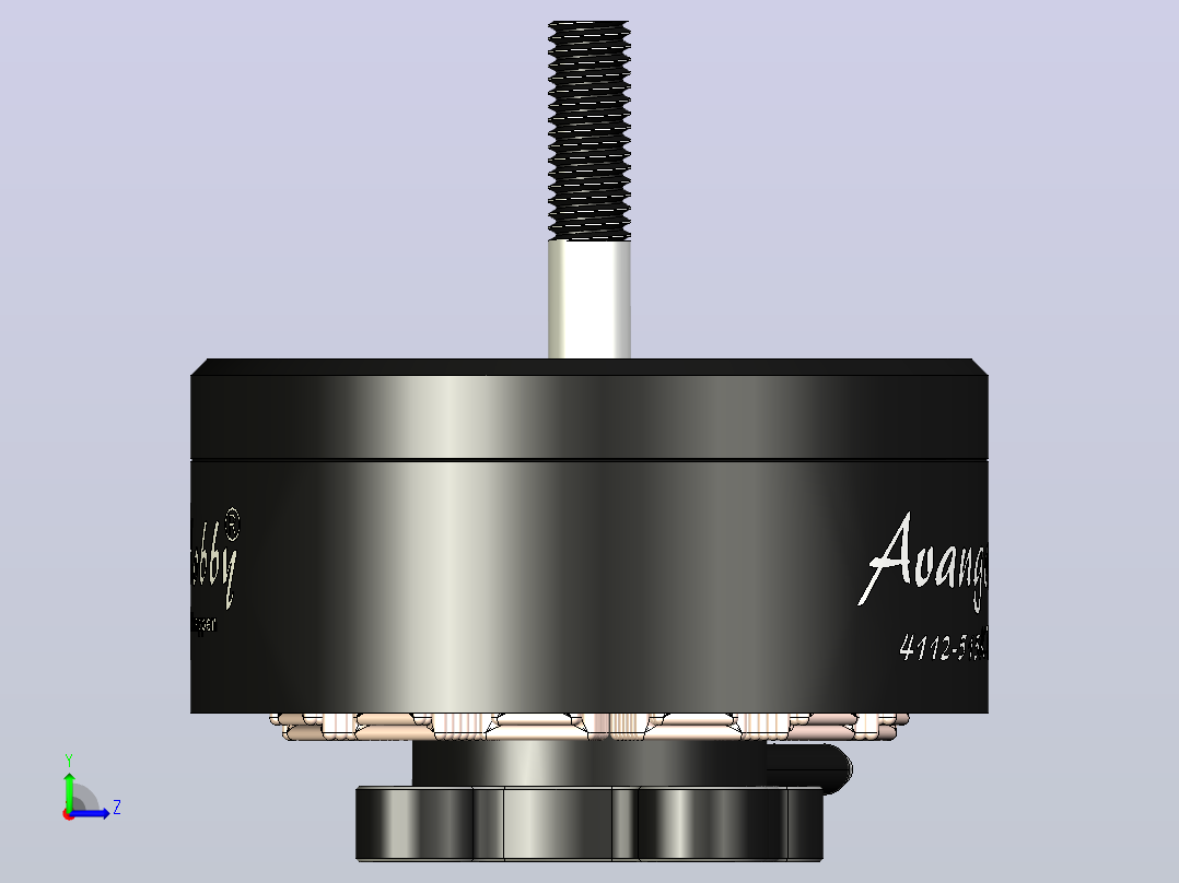 4112 V5发动机左视图