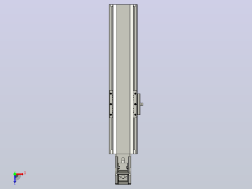 日规模组半封闭丝杆TPA-HNR-65S-1610C-L150-M-C-P10-N3俯视缩略图