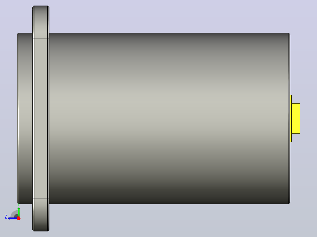 XT-60 面板安装式右视图