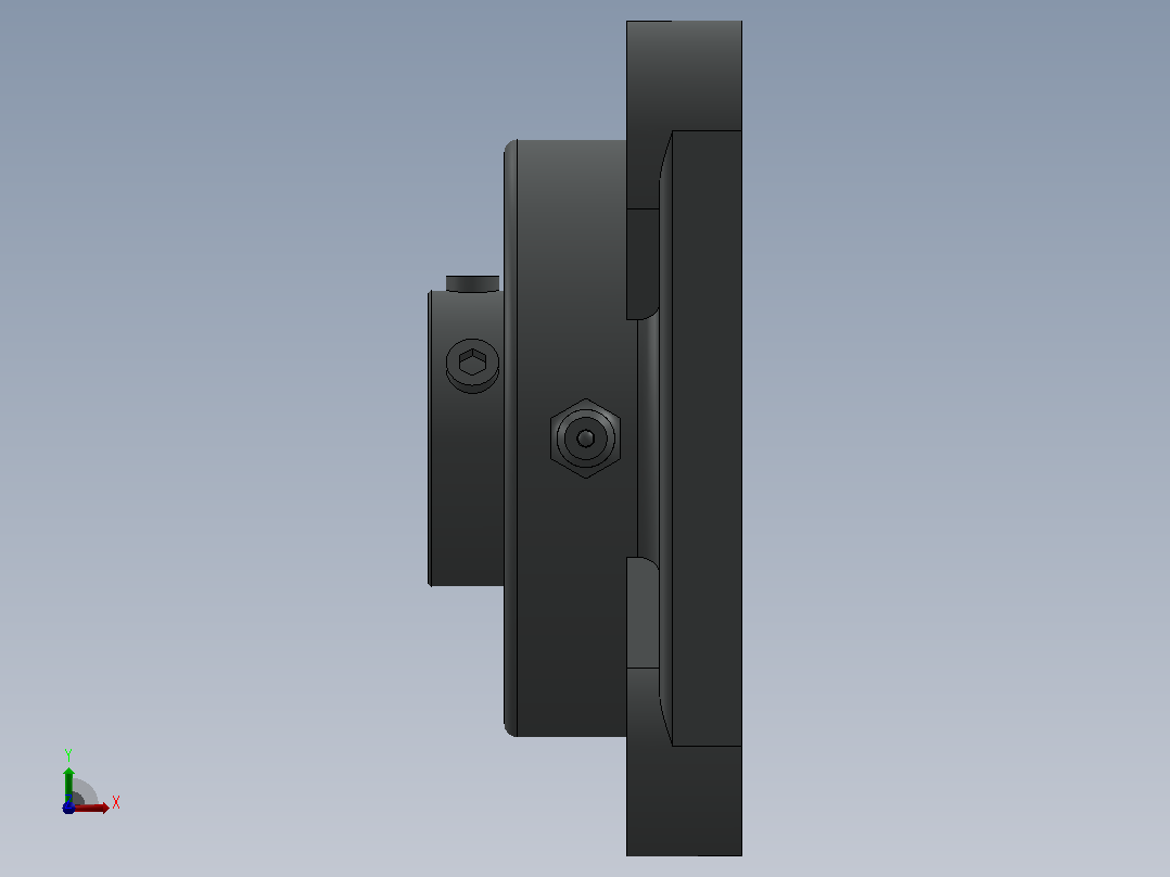 UCF SKF 205轴承座前视图