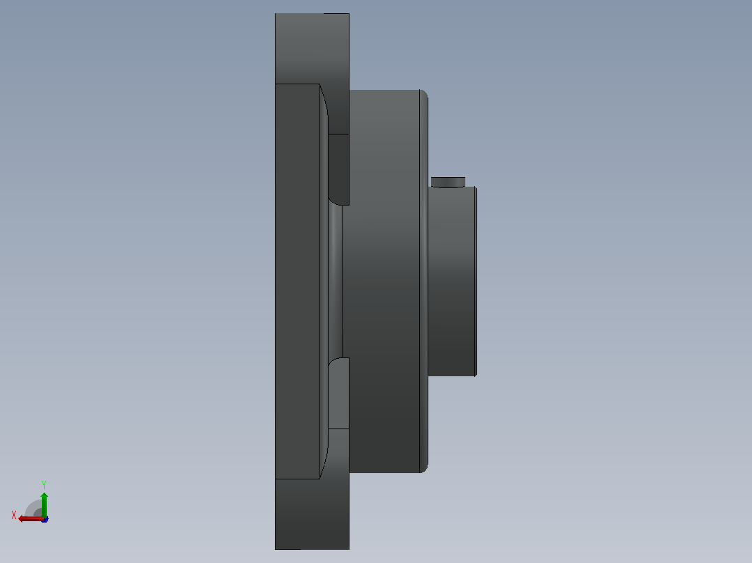 UCF SKF 205轴承座后视图