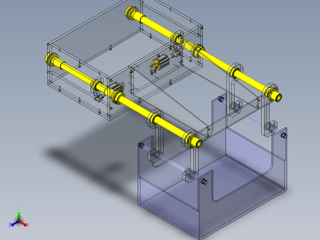 悬吊机构主视图