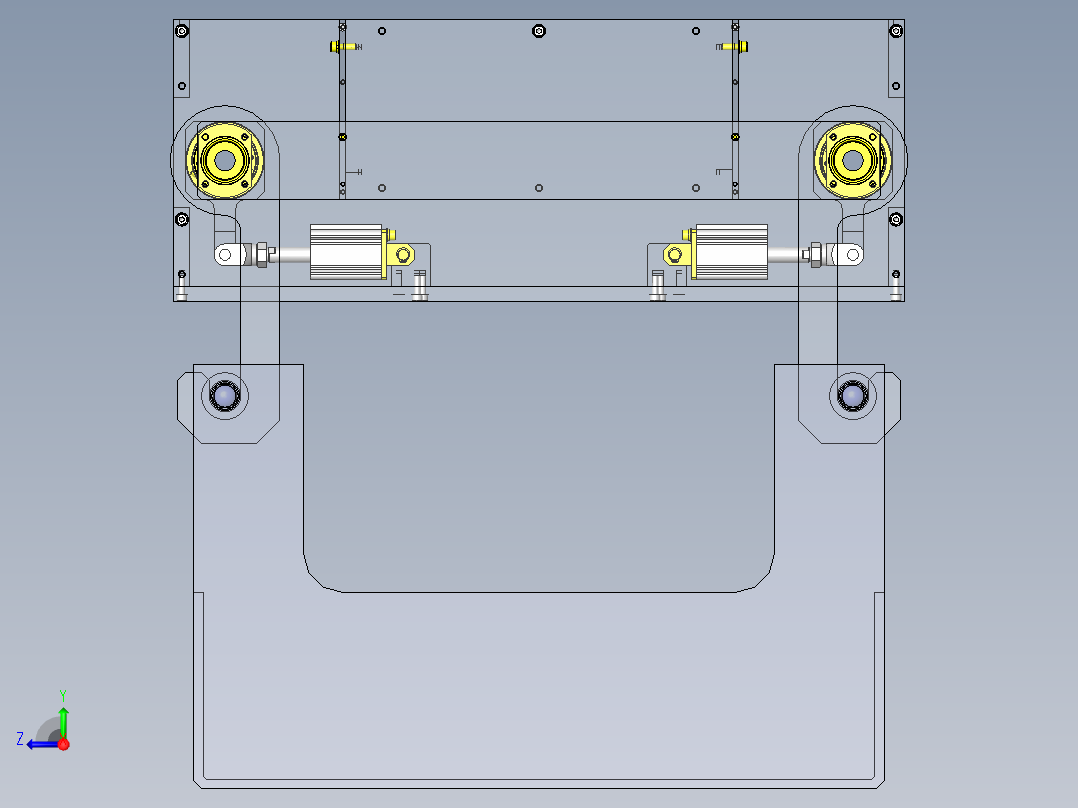 悬吊机构右视图