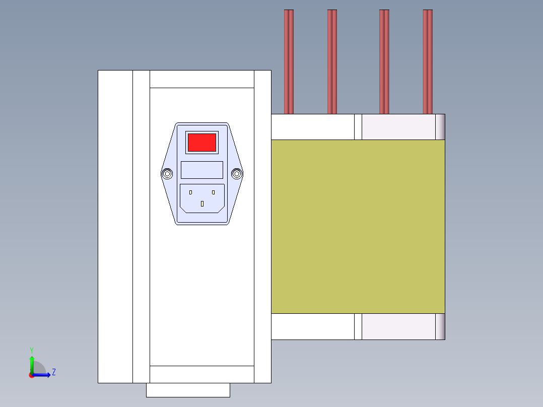 拆IC治具左视图