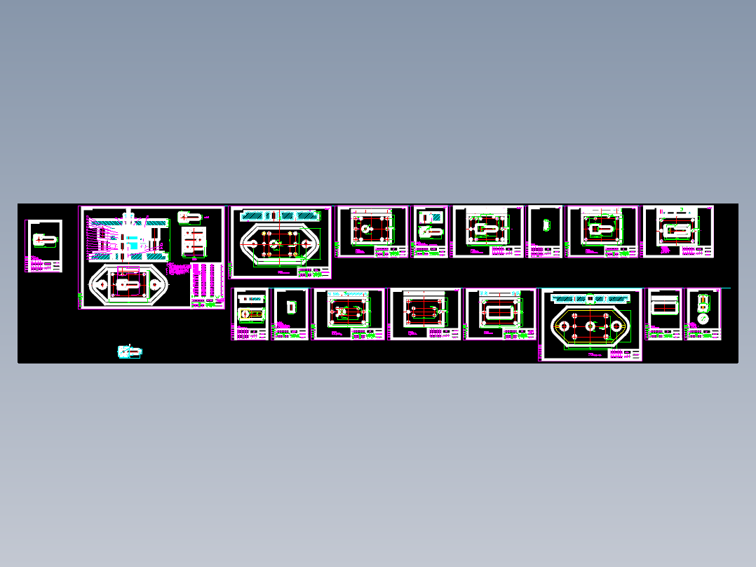 PROE-T形板复合冲压模具设计