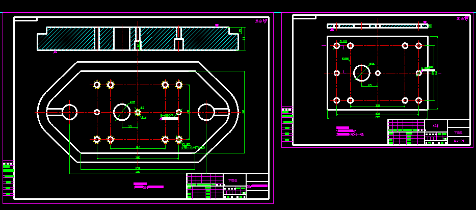 PROE-T形板复合冲压模具设计