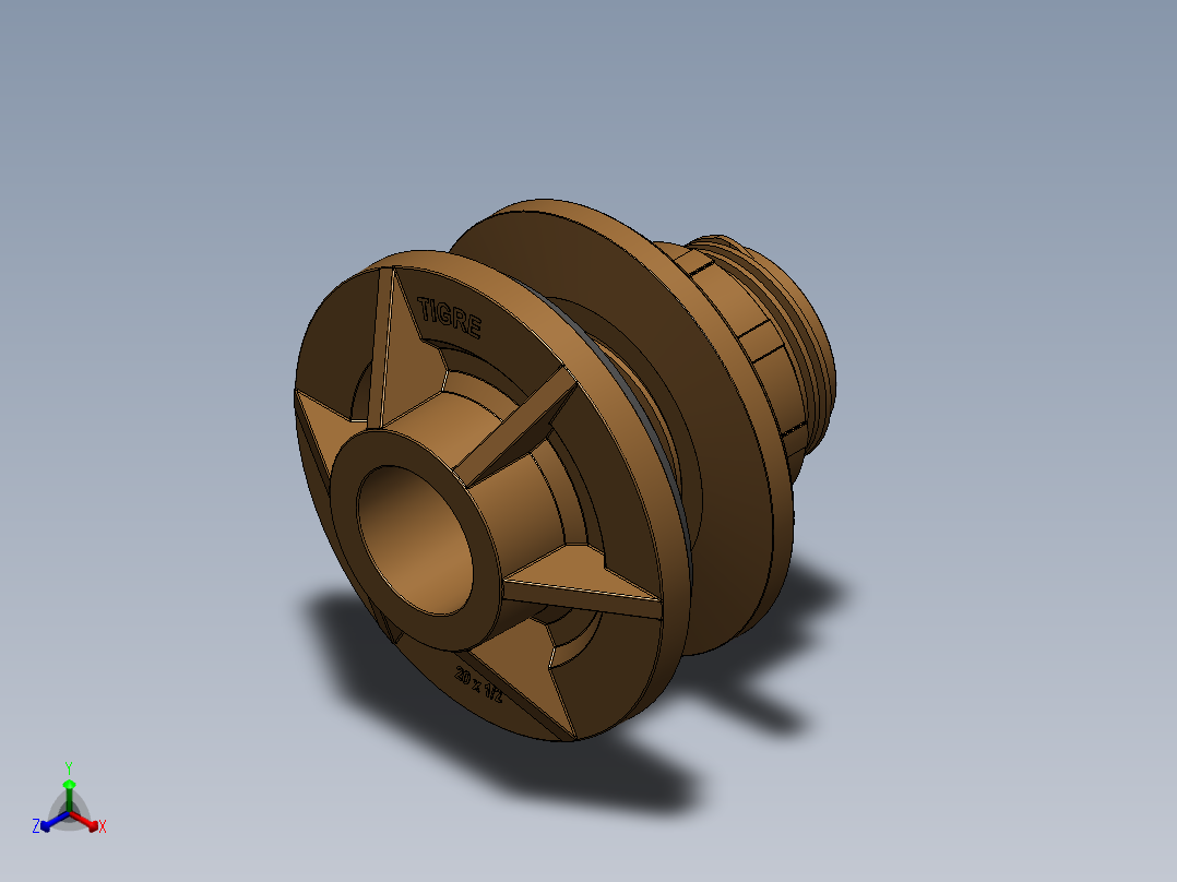 接头正等轴测图