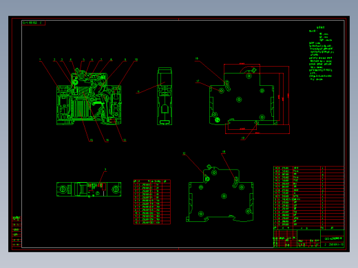 C65小型断路器总装cad图纸（含设备表）电气设计dwg施工图