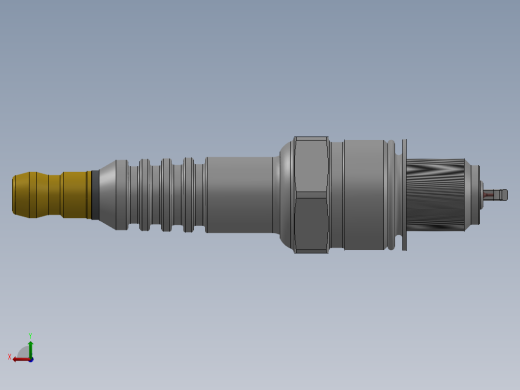 solidworks tu17vrm铱金火花塞后视缩略图