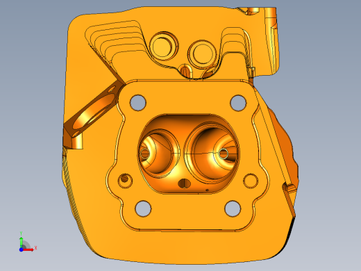 气缸盖前视缩略图